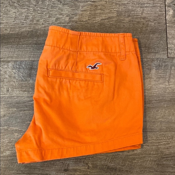 Hollister Vibrant Orange Micro Shorts NWOT - Picture 2 of 7